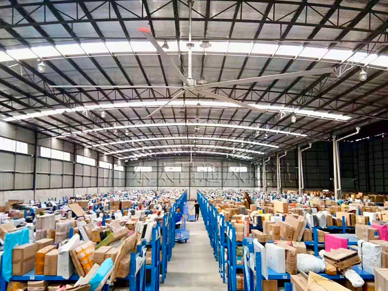 物流倉儲中心通風降溫方案